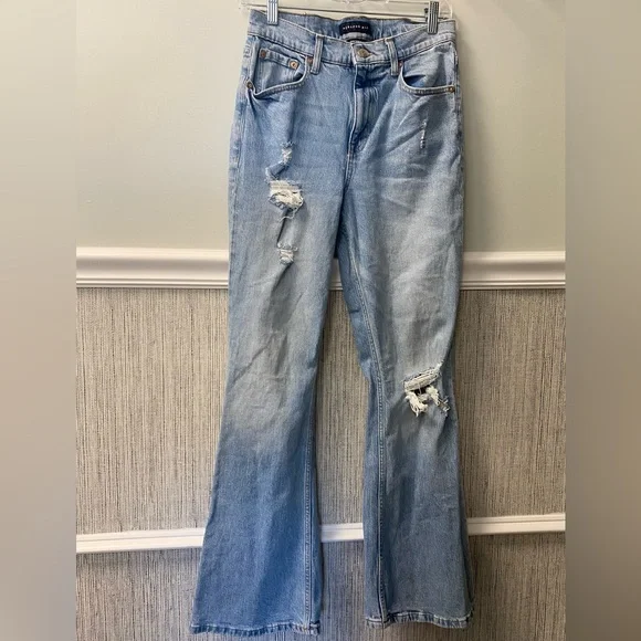 Aeropostale high rise flare jeans size 6R - Picture 8 of 8